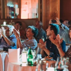 mozart dinner audience