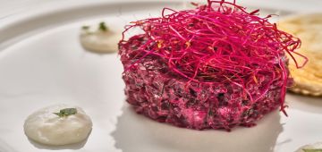 Mozart Dinner vegetarian VIP menu starter